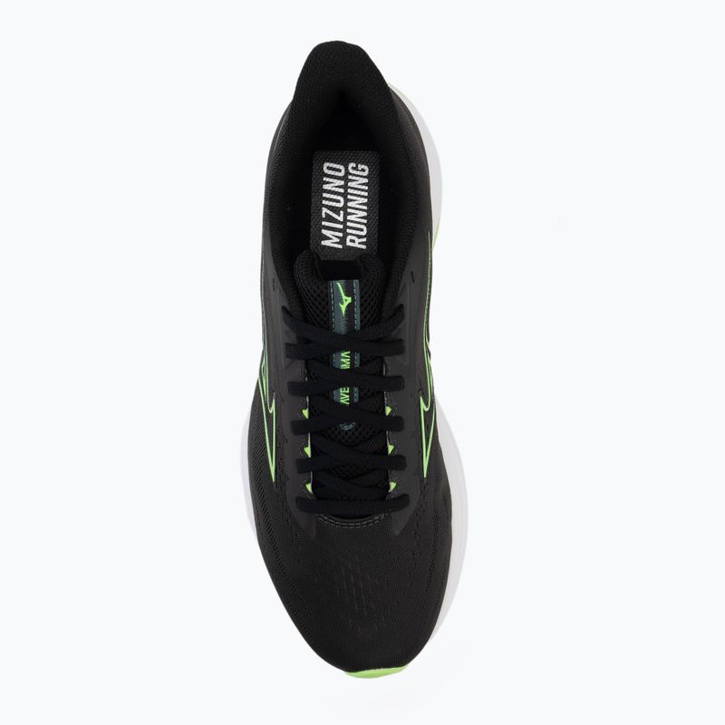 Herren-Laufschuhe Mizuno Wave Ultima 17 black sand/glowing apple/north atlantic 5