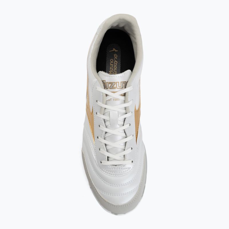 Fußballschuhe Mizuno Morelia Sala Pro TF white/football gold/galaxy silver 5