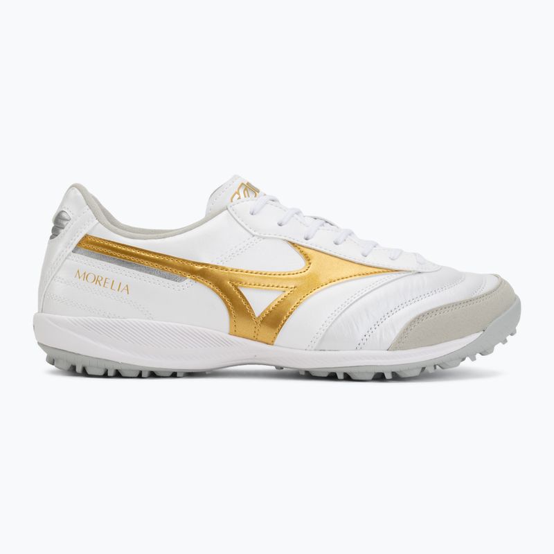Fußballschuhe Mizuno Morelia Sala Elite TF white/football gold/galaxy silver 2