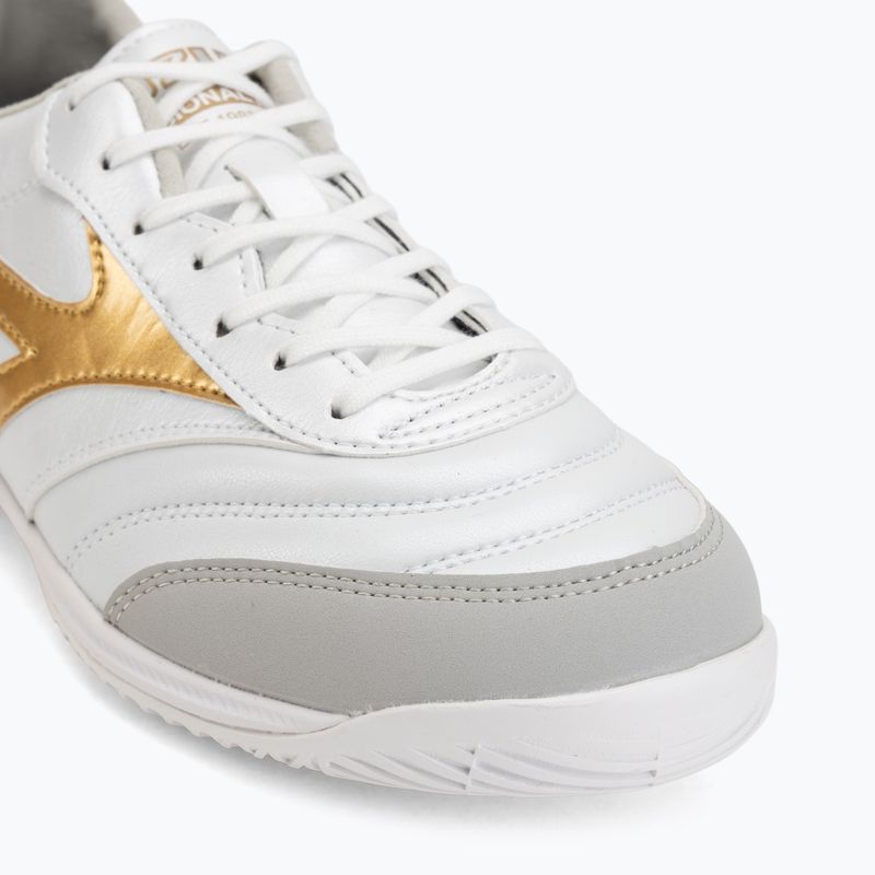 Fußballschuhe Mizuno Morelia Sala Pro IN white/football gold/galaxy silver 7