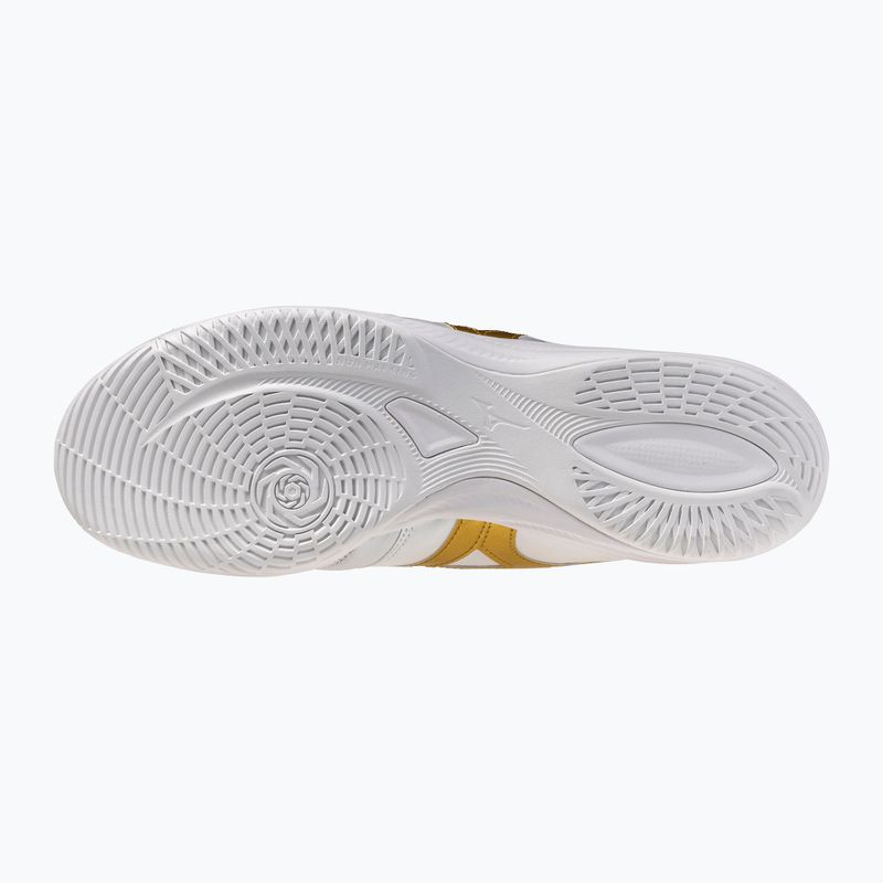 Fußballschuhe Mizuno Morelia Sala Elite IN white/football gold/galaxy silver 2