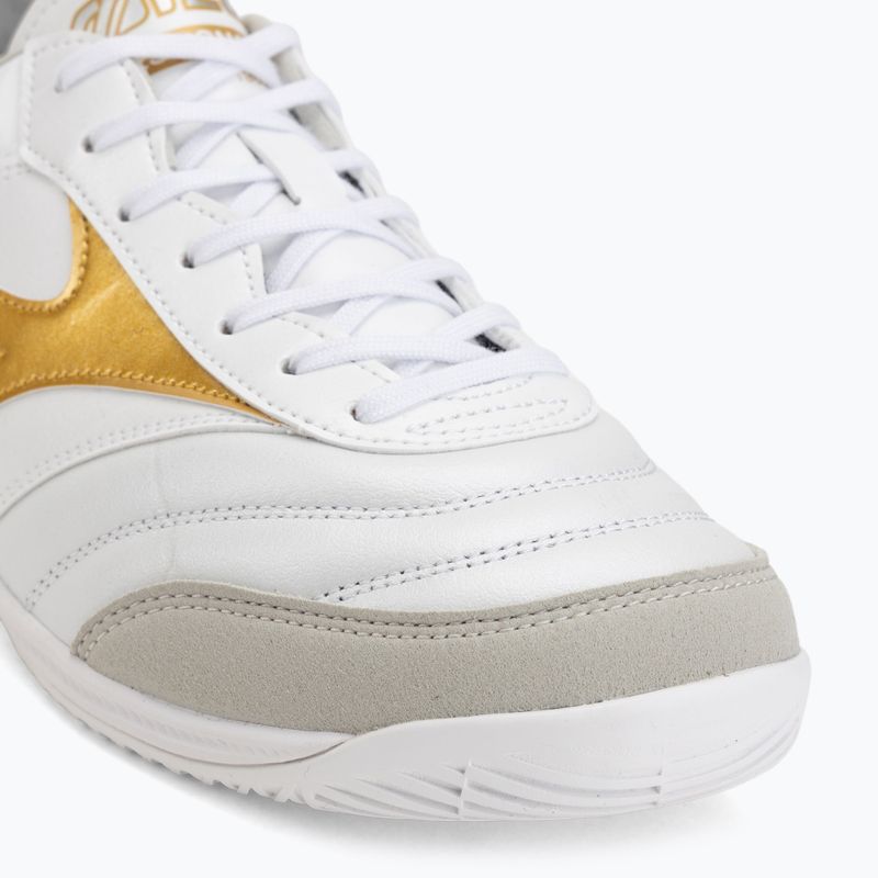 Fußballschuhe Mizuno Morelia Sala Elite IN white/football gold/galaxy silver 7