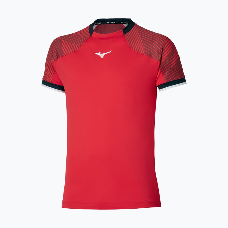 Herren T-Shirt Mizuno Stargazer Shadow Tee fiery red 3