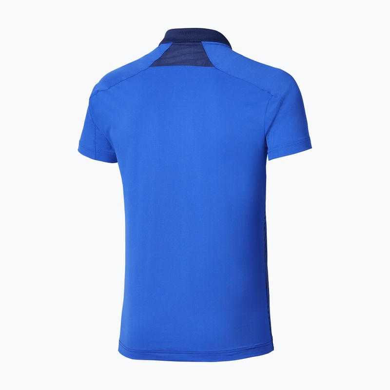 Herren T-Shirt Mizuno Stargazer Shadow Polo dazzling blue 6