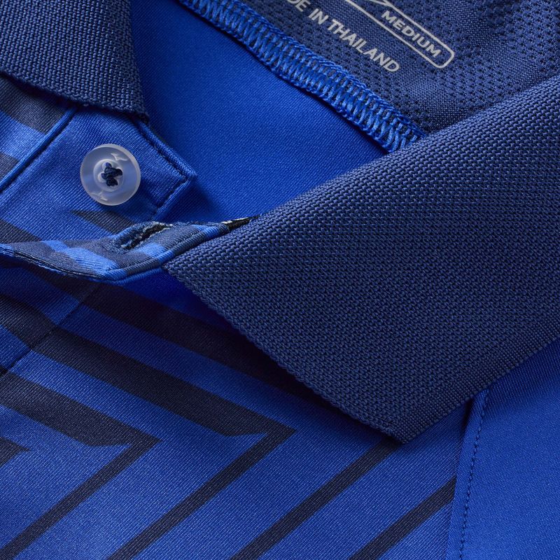 Herren T-Shirt Mizuno Stargazer Shadow Polo dazzling blue 7