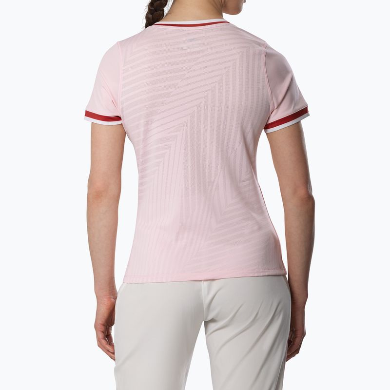 Damen-Tennis-T-Shirt Mizuno Stargazer Tee pinkesque 2