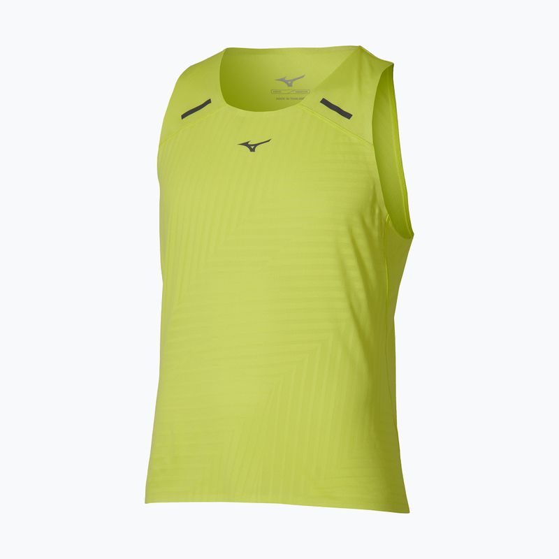 Herren-Laufshirt Mizuno Tech Light Tank lightning yellow 2