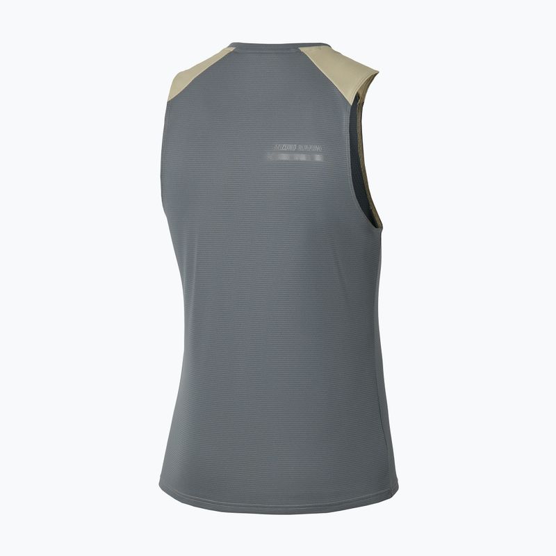 Herren-Lauf-Tanktop Mizuno Active DryAeroFlow Tank Top elm 2
