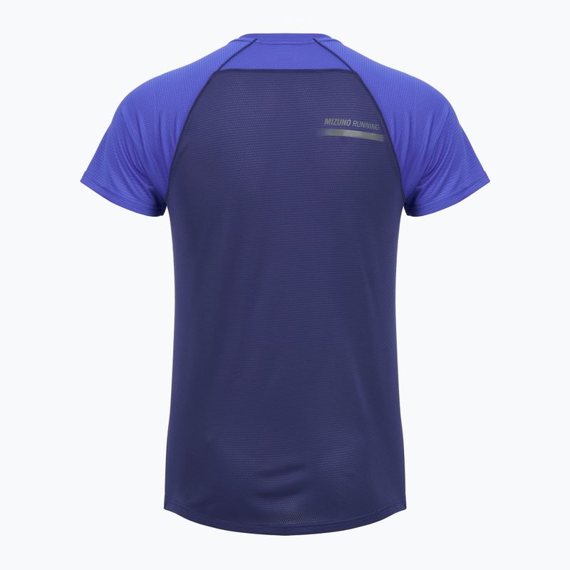 Herren-Laufshirt Mizuno Active DryAeroFlow Tee dazzling blue 2