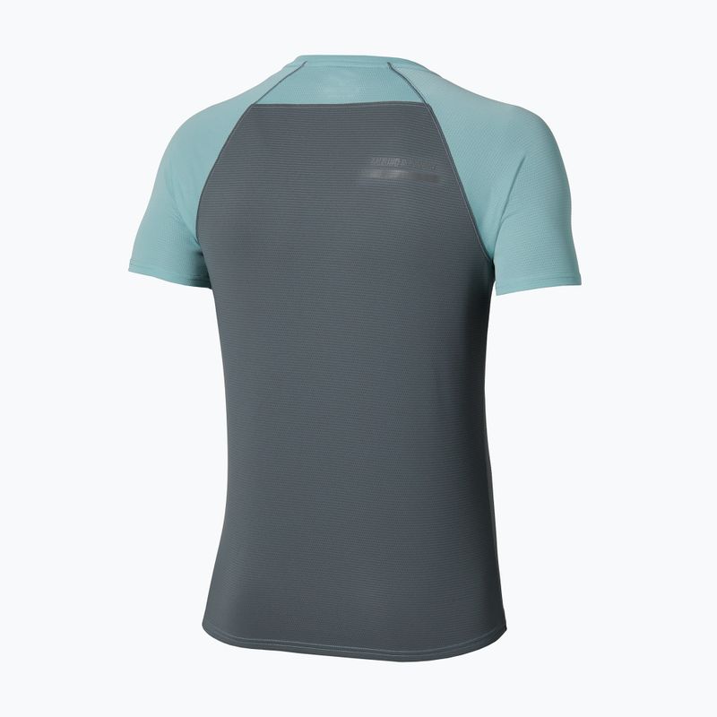 Herren-Laufshirt Mizuno Active DryAeroFlow Tee aquifer 2