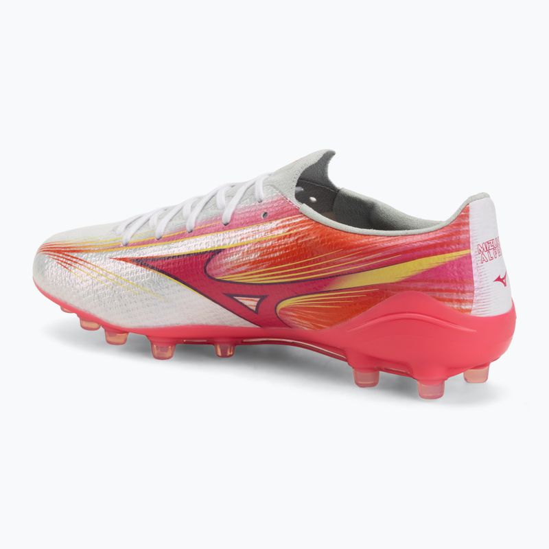 Fußballschuhe Mizuno Alfa III Elite AG white/fuchsia purple 3
