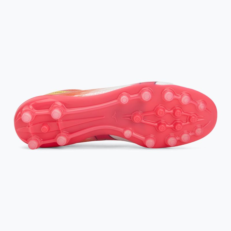 Fußballschuhe Mizuno Alfa III Elite AG white/fuchsia purple 4