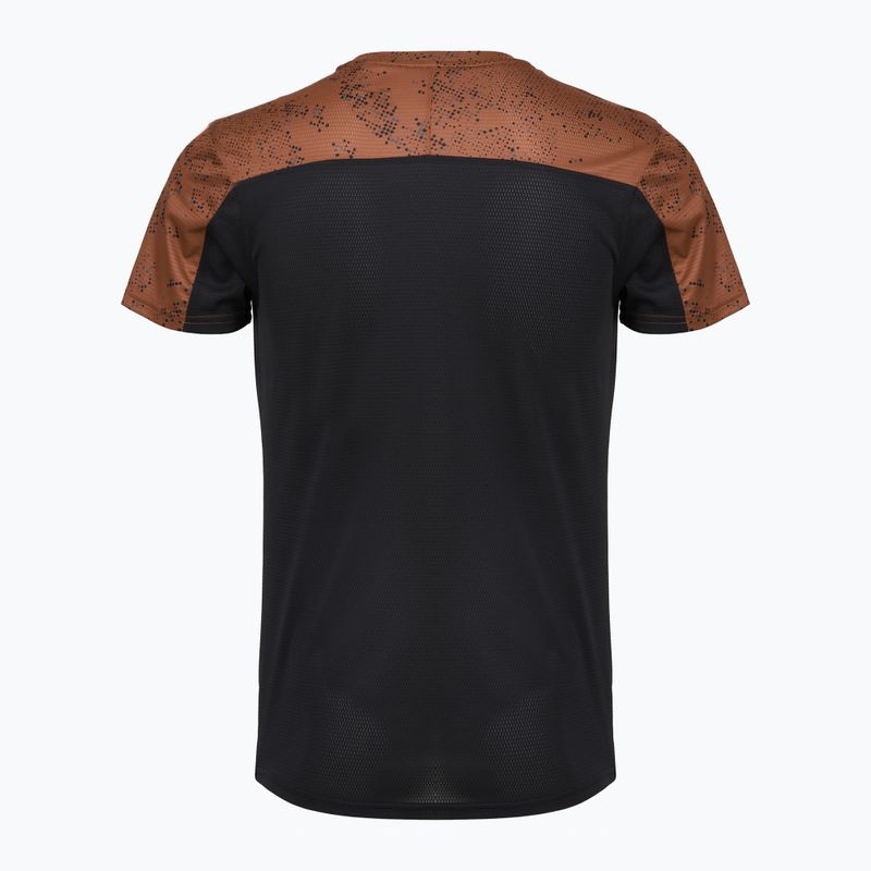 Herren-Laufshirt Mizuno Active DryAeroFlow Graphic copper brown 2