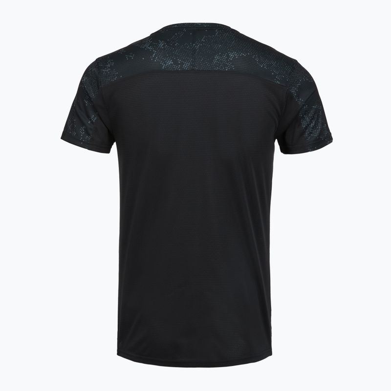 Herren-Laufshirt Mizuno Active DryAeroFlow Graphic black/gray 2