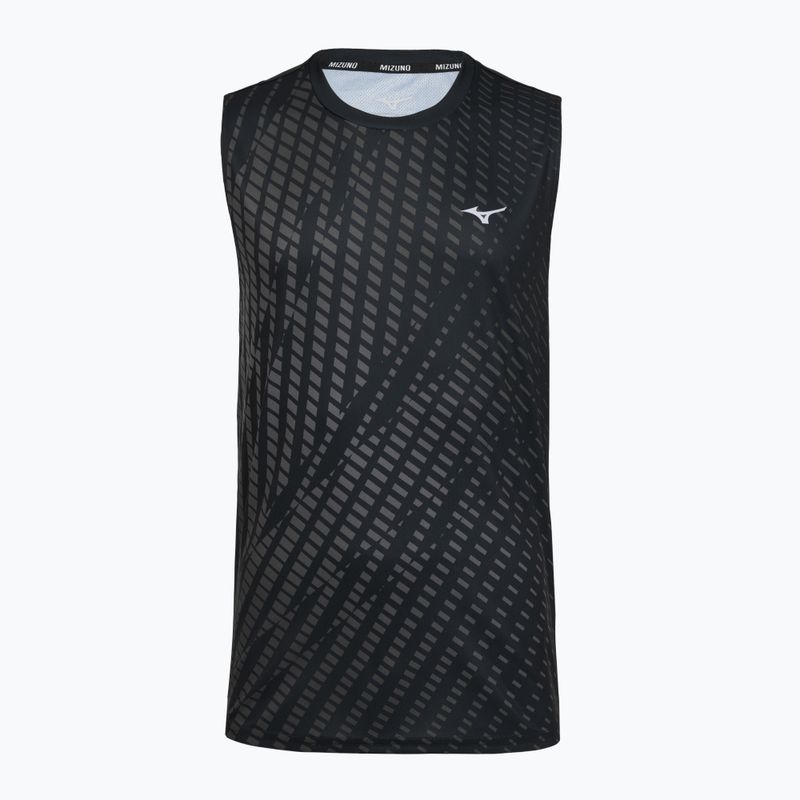 Herren-Laufshirt Mizuno Core Graphic Sleeveless black/gray