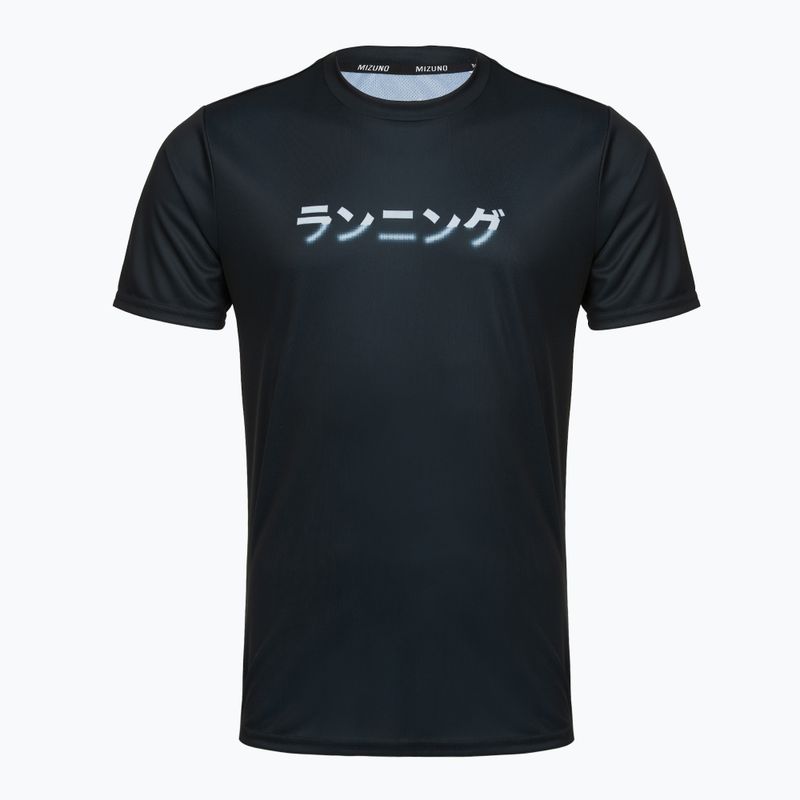 Herren-Laufshirt Mizuno Core Graphic Tee black