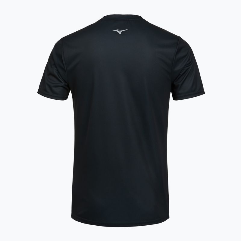 Herren-Laufshirt Mizuno Core Graphic Tee black 2