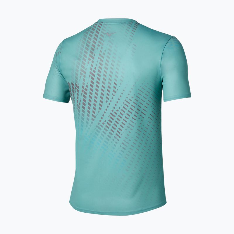 Herren-Laufshirt Mizuno Core Graphic Tee aquifer 3