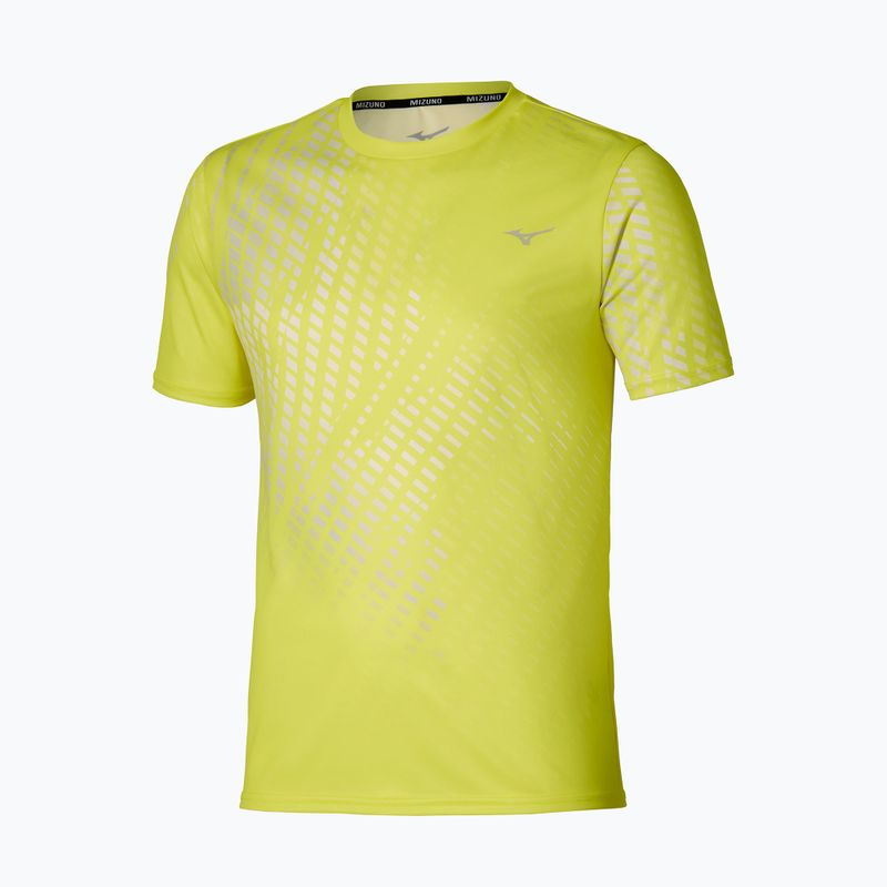 Herren-Laufshirt Mizuno Core Graphic Tee lightning yellow