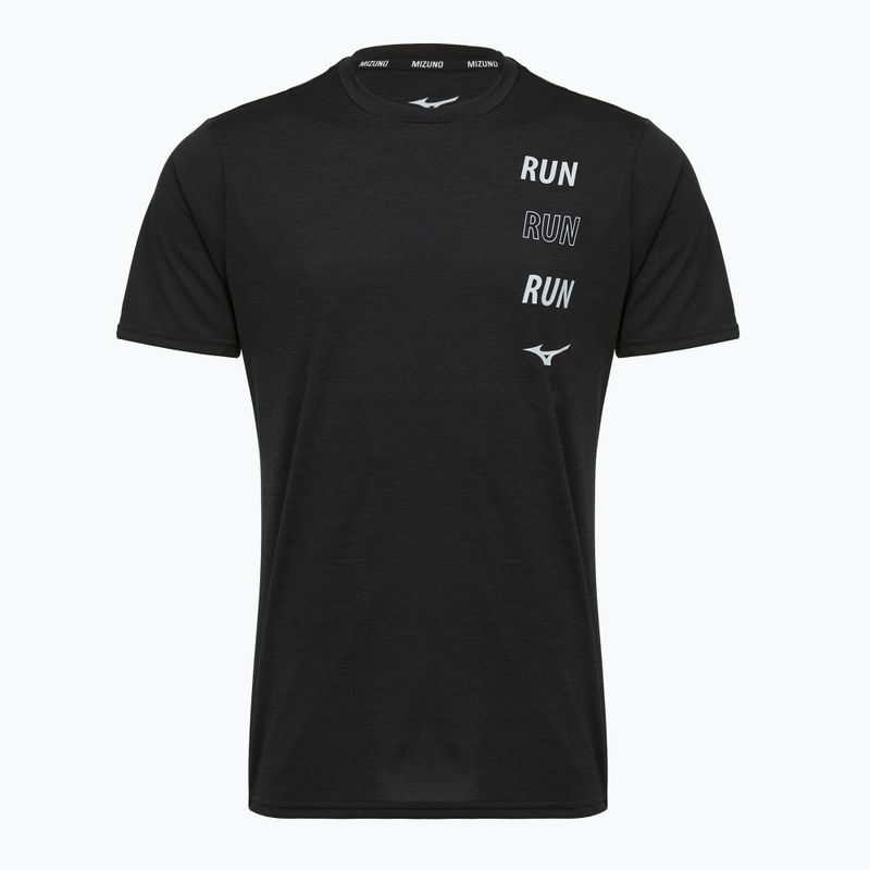 Herren-Laufshirt Mizuno Core Run Short Sleeve Tee black