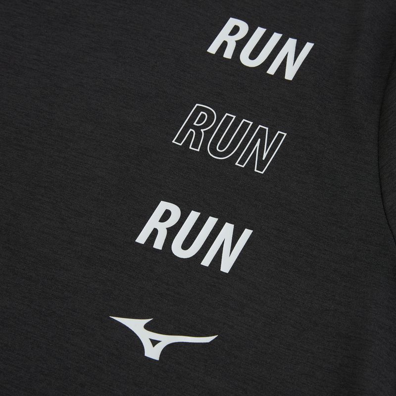 Herren-Laufshirt Mizuno Core Run Short Sleeve Tee black 3