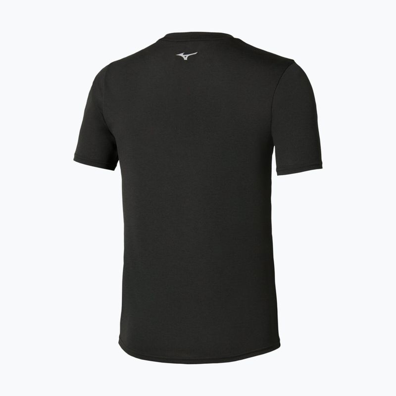 Herren-Laufshirt Mizuno Core Run Short Sleeve Tee black 2