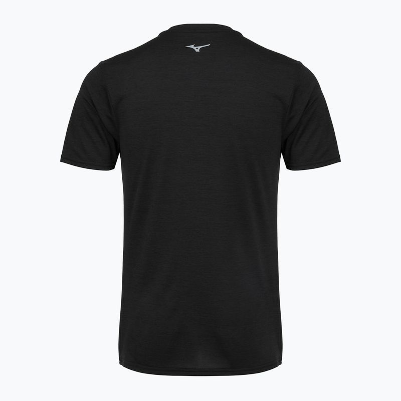 Herren-Laufshirt Mizuno Core Runbird Tee black 2