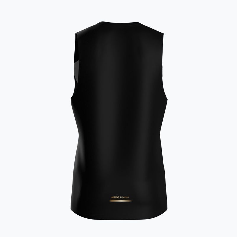 Herren-Lauf-Tanktop Mizuno Active DryAeroFlow Graphic Tank Top tan 2