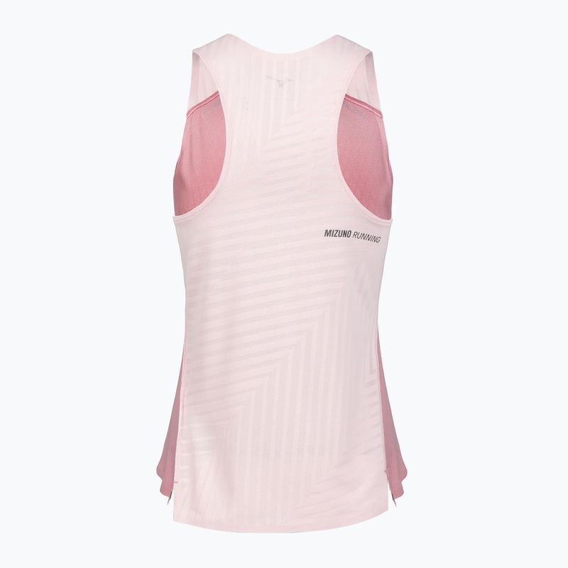 Damen-Laufshirt Mizuno Tech Light Singlet rose elegance 2