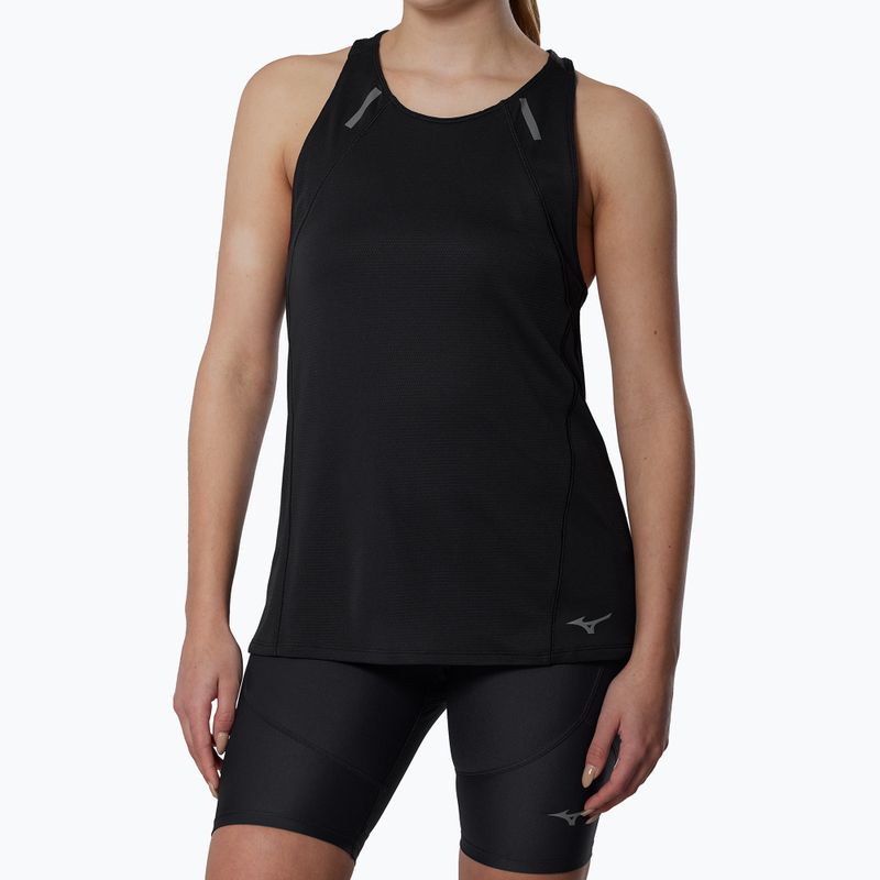 Damen-Laufshirt Mizuno Active DryAeroFlow Tank Top black 2