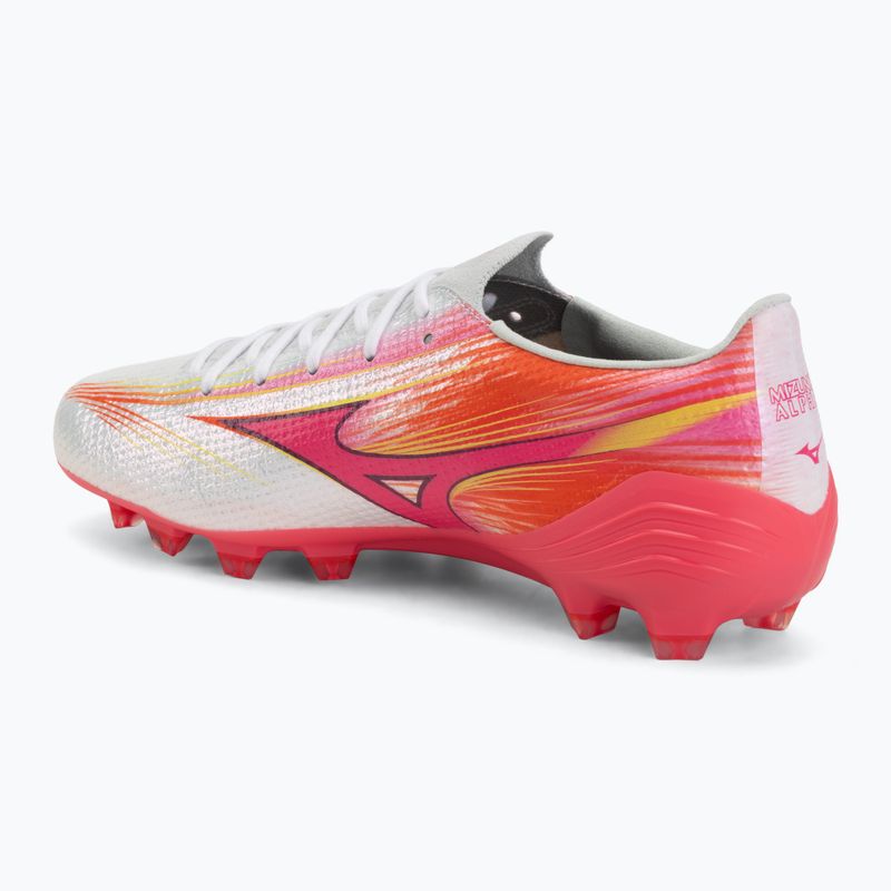 Fußballschuhe Mizuno Alpha III Japan FG white/fuchsia purple 3