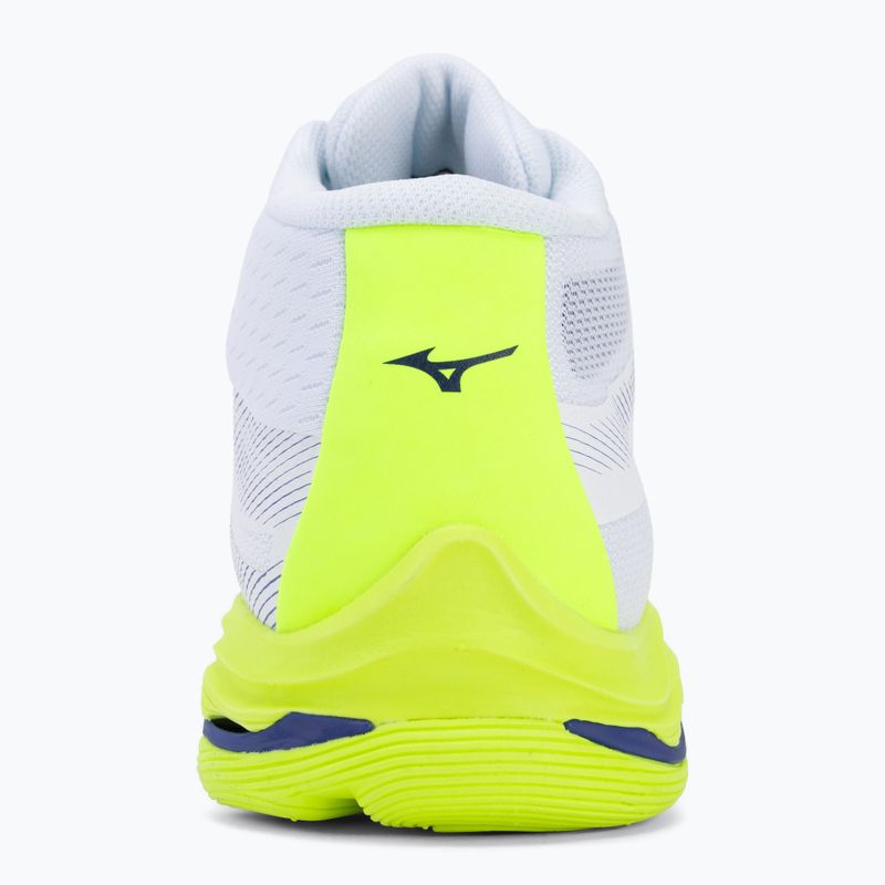 Volleyballschuhe Mizuno Wave Lightning Pro Mid white/lighting yellow/dazzling blue 6