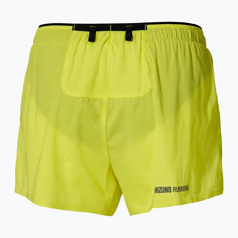 Herren-Laufshorts Mizuno Tech Light Split 1.5 lightning yellow 2