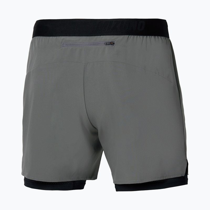 Herren-Laufshorts Mizuno Core 5.5 Inches 2in1 lava smoke 3