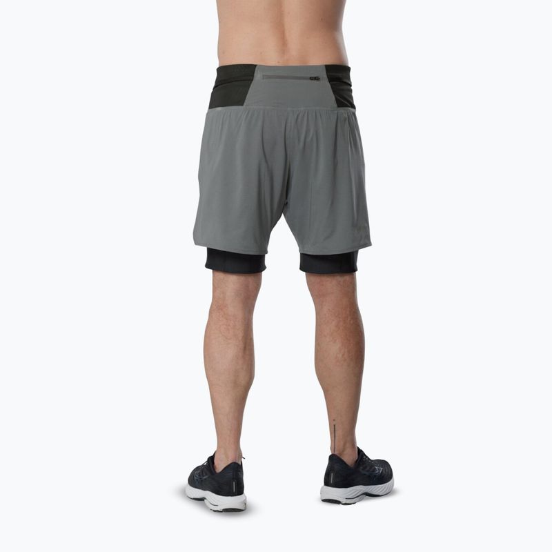 Herren-Laufshorts Mizuno Trail Multipocket 2in1 lava smoke 2