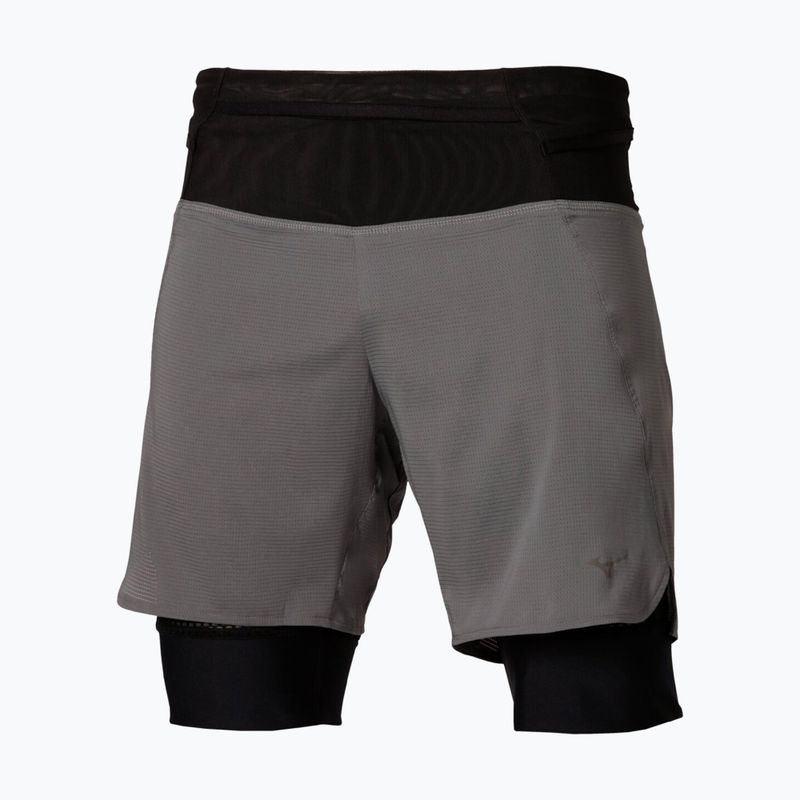Herren-Laufshorts Mizuno Trail Multipocket 2in1 lava smoke 3