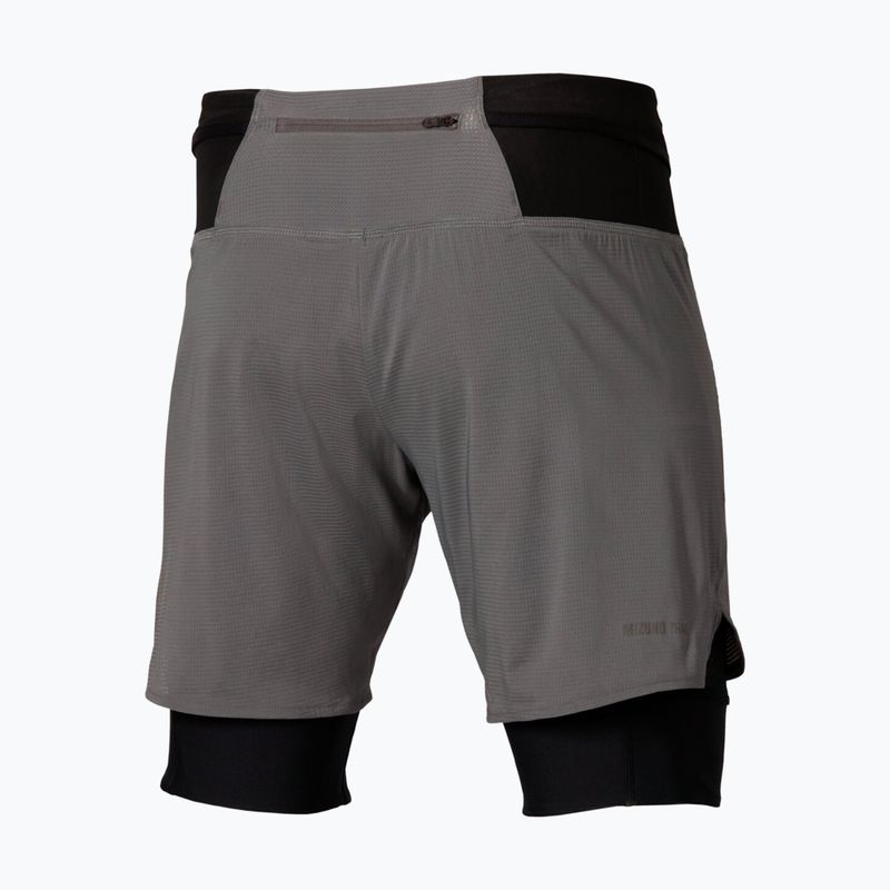 Herren-Laufshorts Mizuno Trail Multipocket 2in1 lava smoke 4