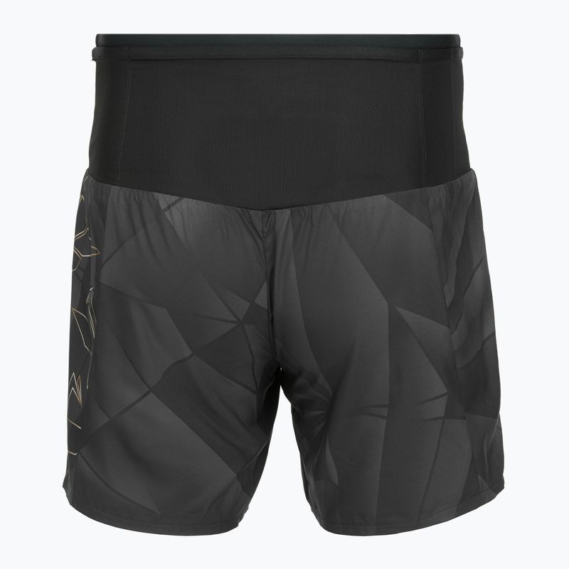 Herren-Laufshorts Mizuno Active Graphic Multi Pocket tan/orange 2