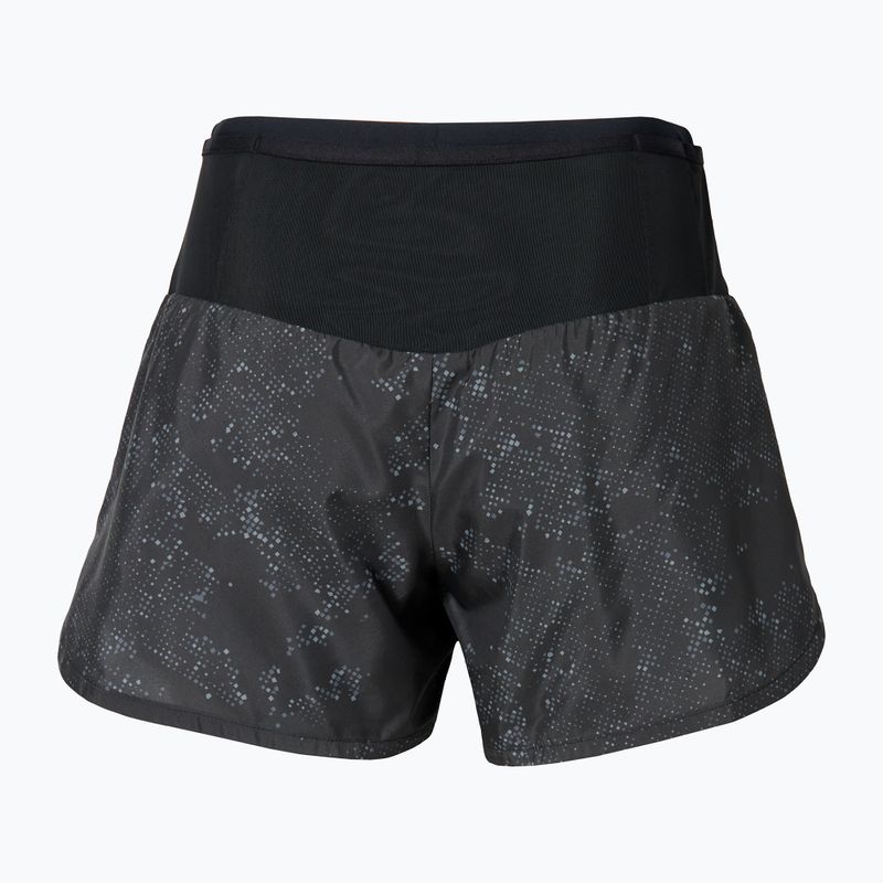 Damen-Laufshorts Mizuno Active Graphic Multi Pocket black 3
