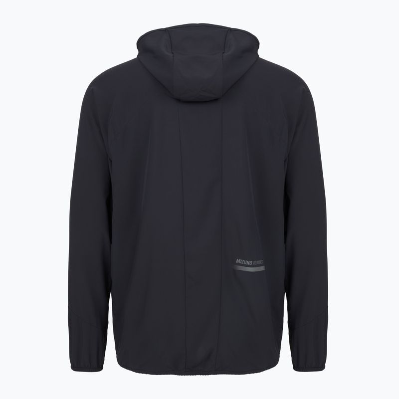 Herren-Laufjacke Mizuno Active Alpha Hooded black 3