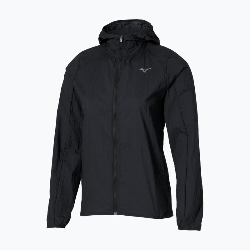 Damen-Laufjacke Mizuno Tech Light Hooded Jacket black 3