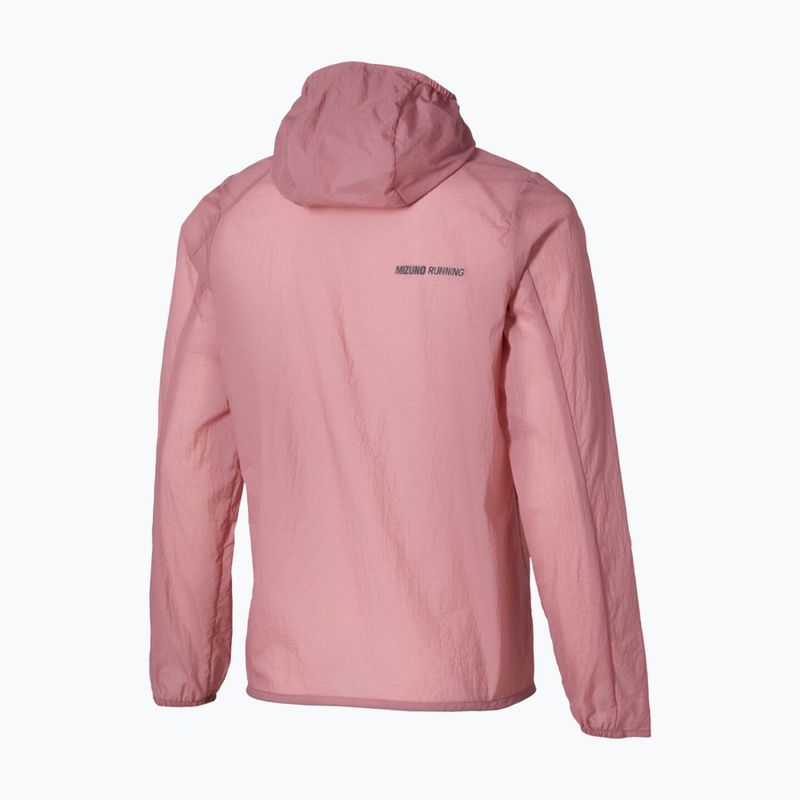 Damen-Laufjacke Mizuno Tech Light Hooded Jacket rose elegance 2