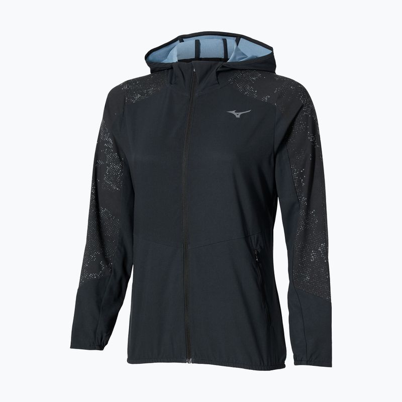 Damen-Laufjacke Mizuno Active Alpha Hooded black 2
