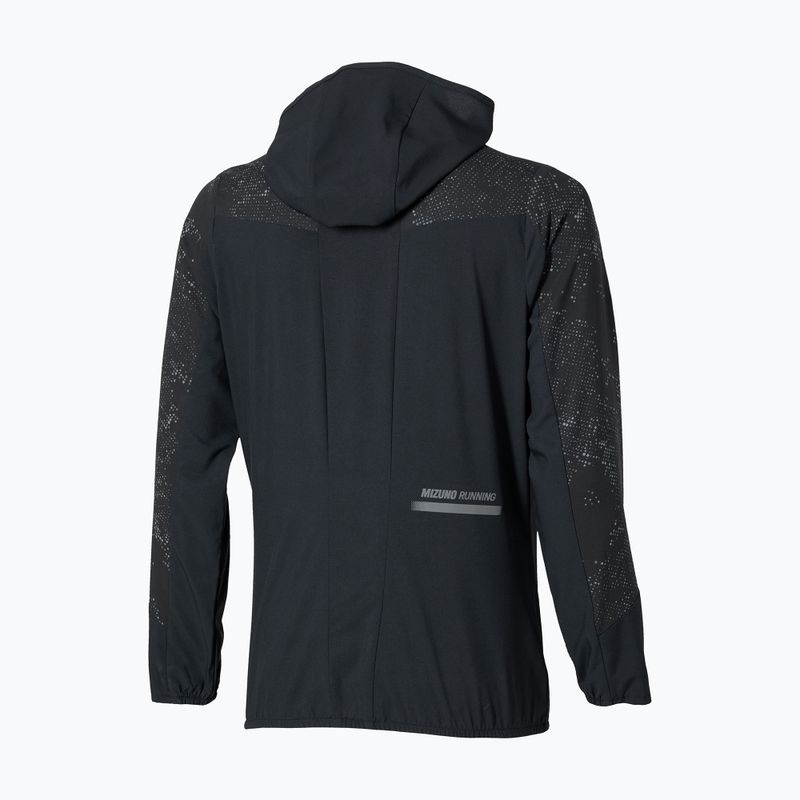 Damen-Laufjacke Mizuno Active Alpha Hooded black 3