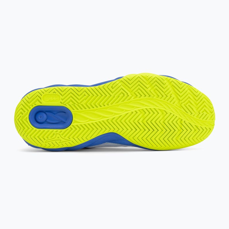 Herren-Tennisschuhe Mizuno Wave Enforce Court AC white/dazzling blue/lightning 4