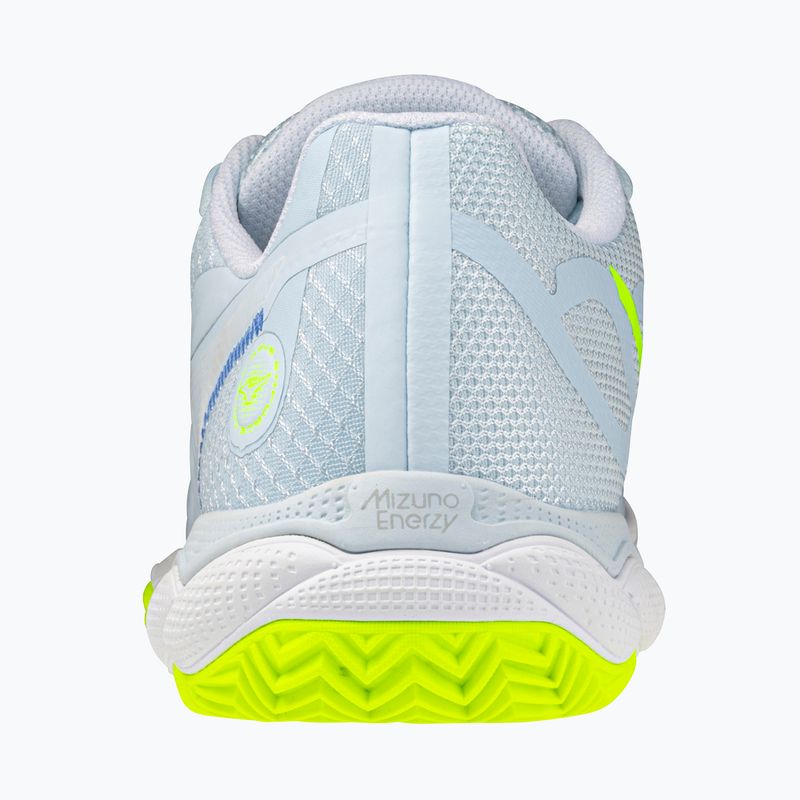 Damentennisschuhe Mizuno Wave Enforce Court CC W ice water/lightning yellow/ancient 3