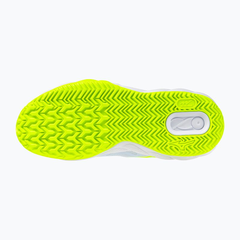 Damentennisschuhe Mizuno Wave Enforce Court CC W ice water/lightning yellow/ancient 4