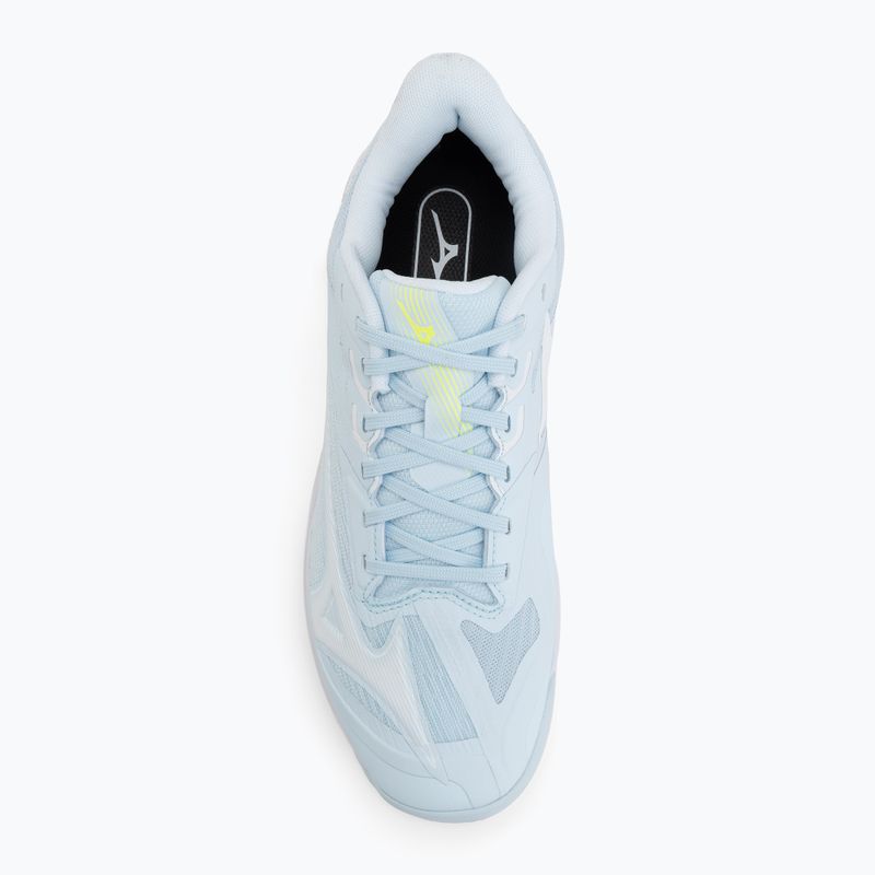 Damentennisschuhe Mizuno Wave Exceed Court CC W ice water/lightning yellow/anc 5
