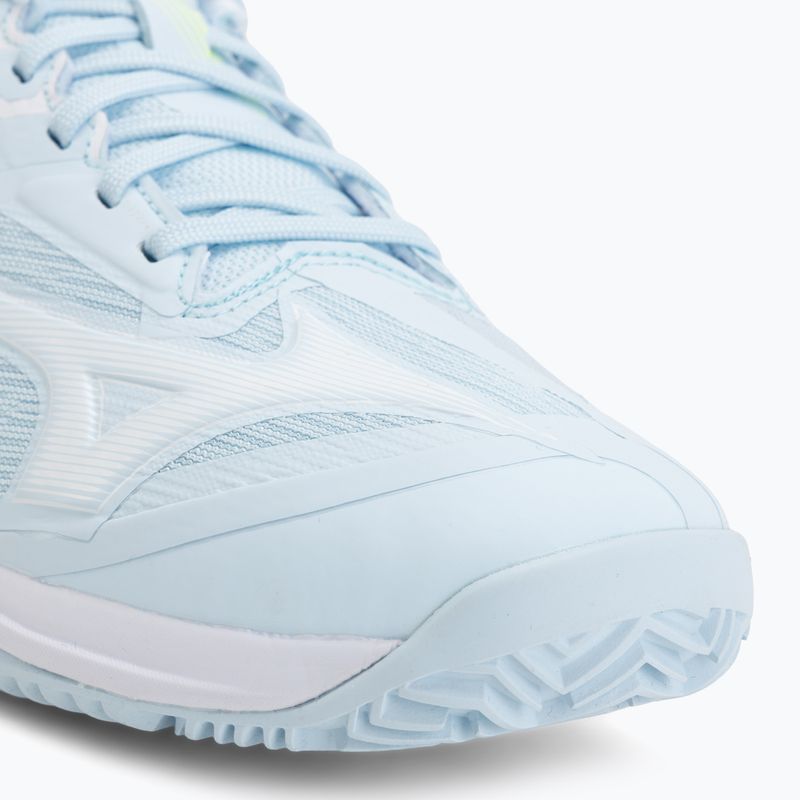 Damentennisschuhe Mizuno Wave Exceed Court CC W ice water/lightning yellow/anc 7