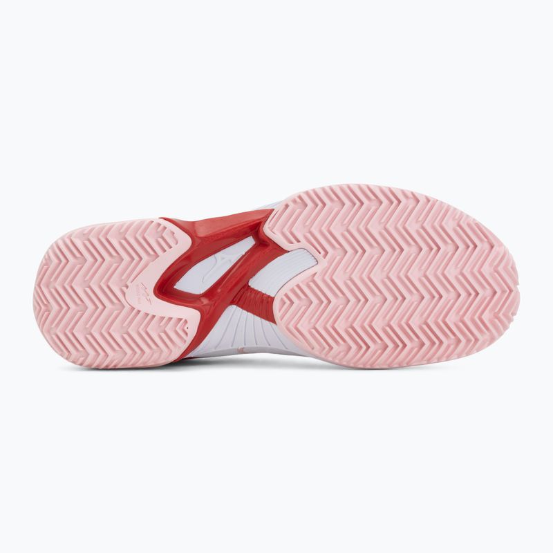 Damentennisschuhe Mizuno Wave Exceed Court CC W white/pinkesque/barbados cherr 4